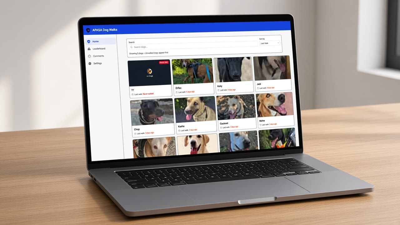 APASA — Dogwalker Registratie-App
